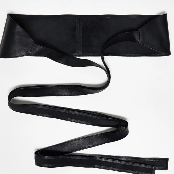 ASOS Design Curve Leather obi waist belt - Picture 3 of 4